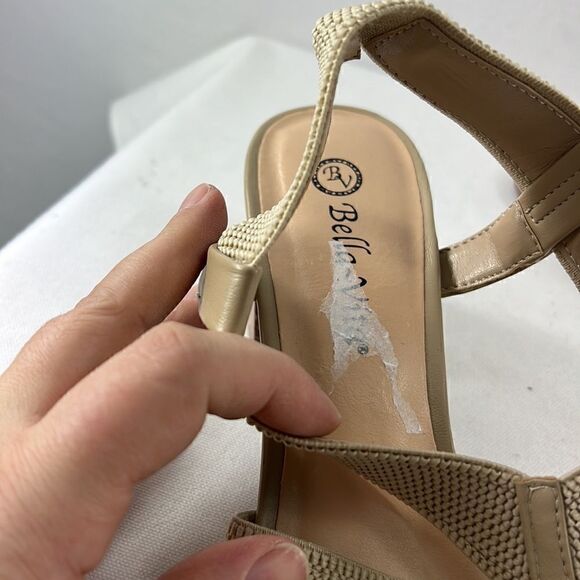 Bella Vita Jodi Stretch Sandals Natural size 10 W - Picture 4 of 8